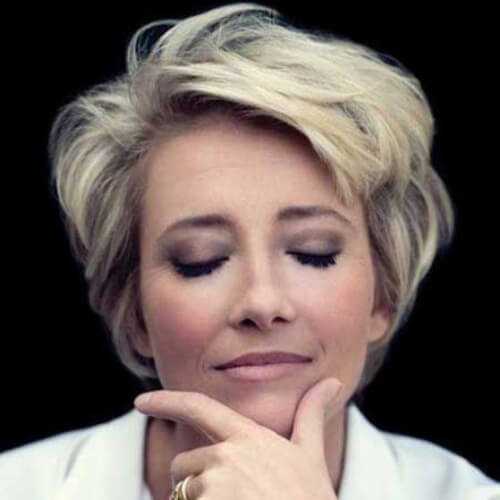 Emma Thompson looking at the camera